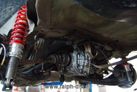 Ford Escort RS Cosworth - Preparazione retrotreno